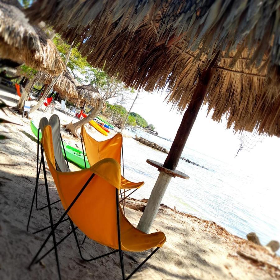 Isla Luna Beach Isla Barú Exteriör bild